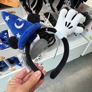 NEW Disney Build Your Own Headband Plush Sorcerer Hat Mickey Glove